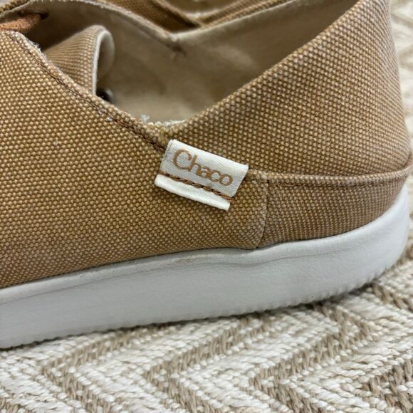 Chaco Women's Chillos Slip On Canvas Sneaker Doe Size 9.5 - Picture 5 of 10
